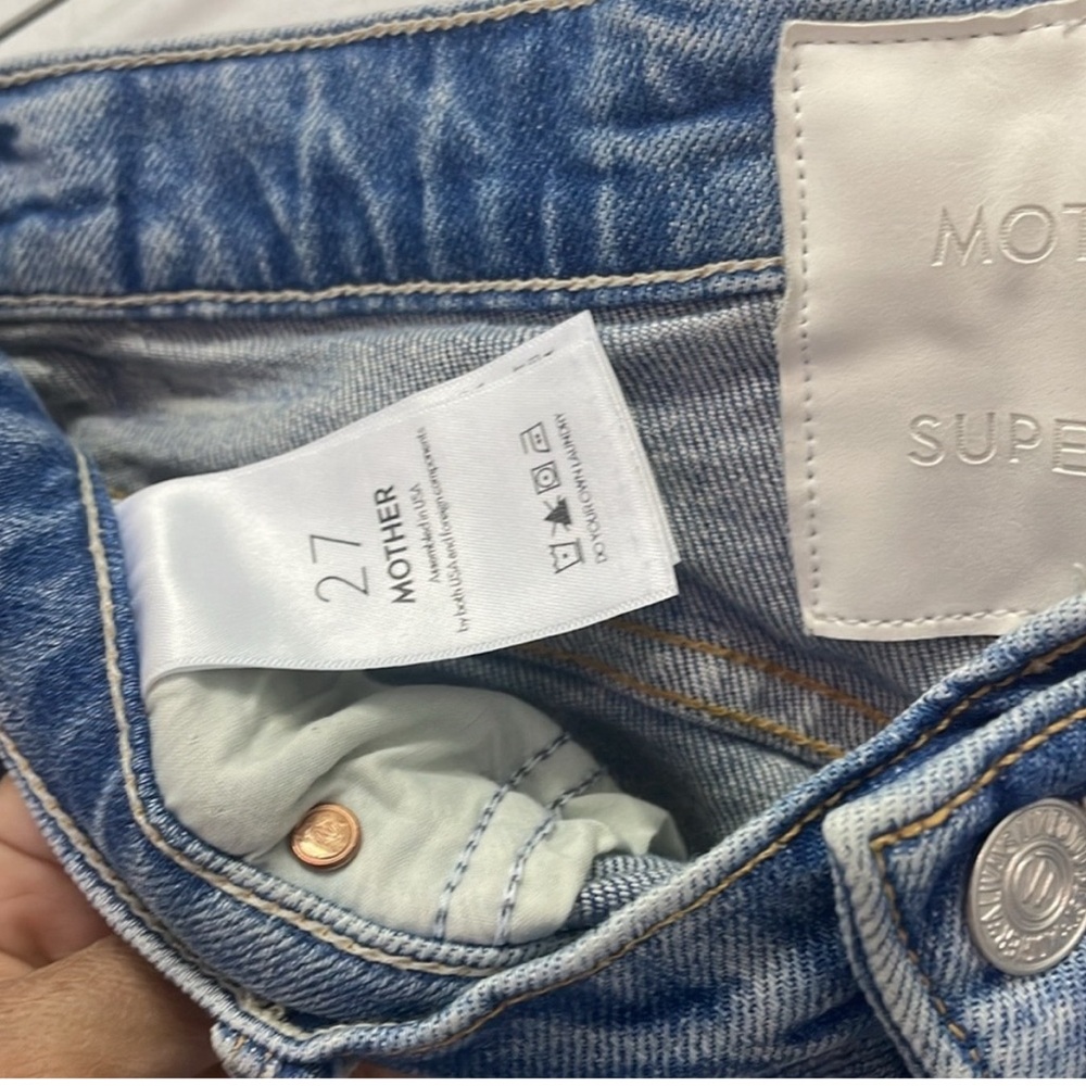 Mother Blue Denim Jeans - Picture 7 of 7